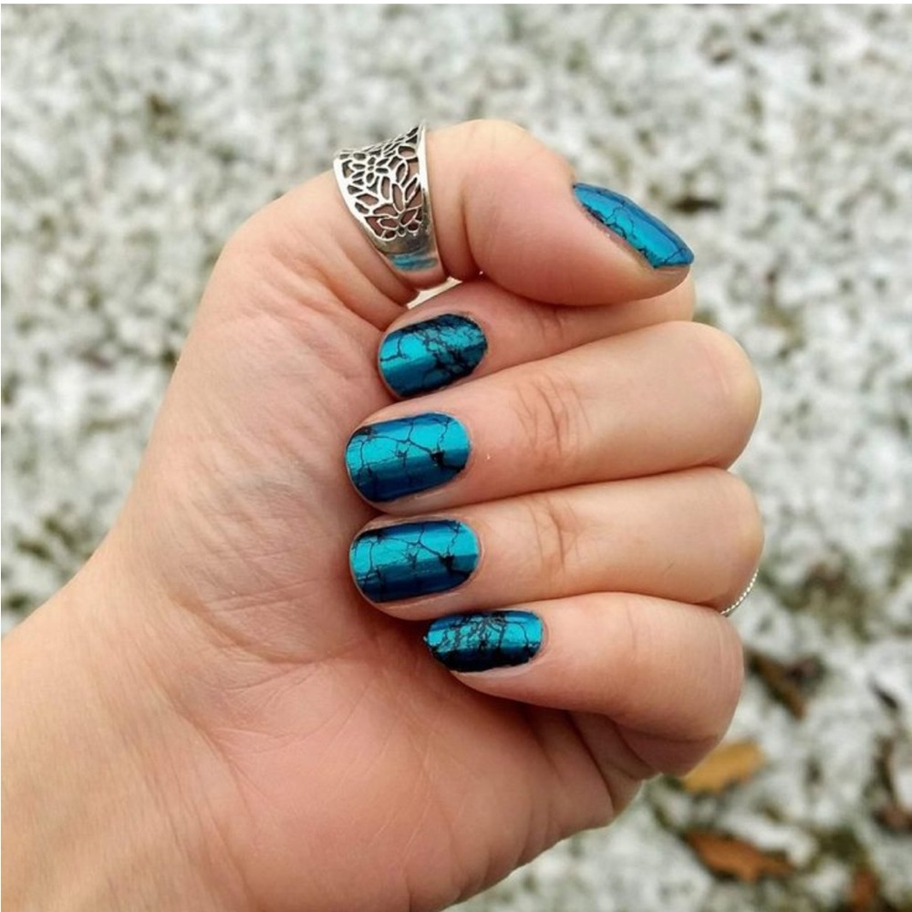 *Retired, HTF* Color Street: Southwest Dream | Turquoise Blue Green Stone Desert